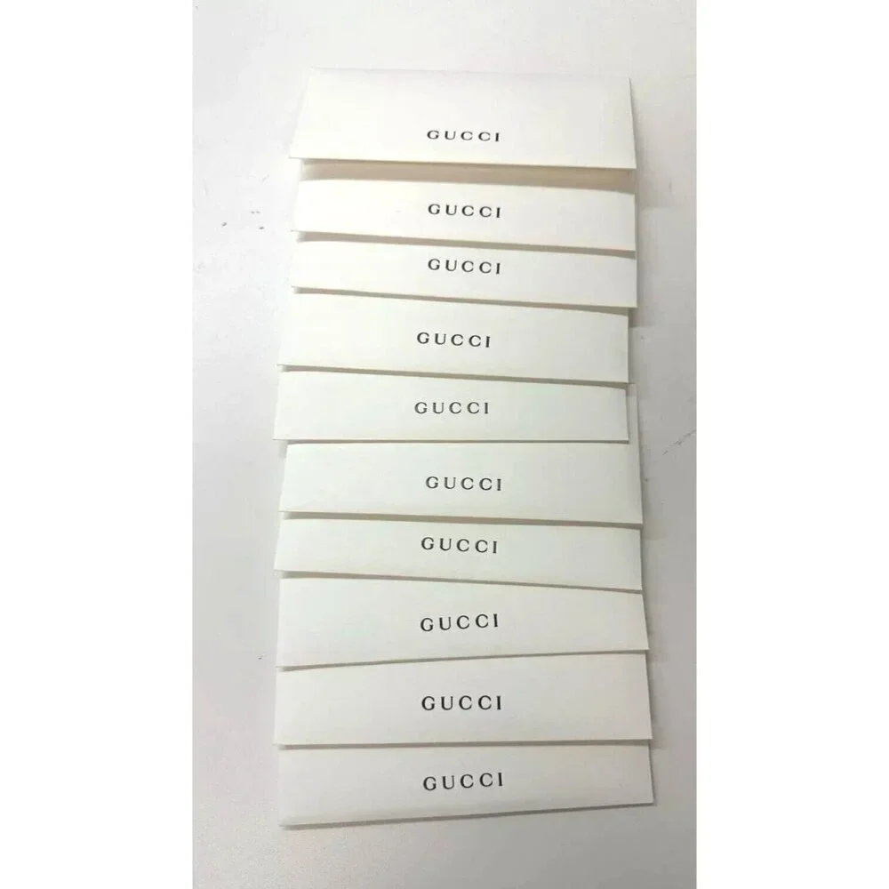 Gucci Sunglasses Eyeglasses Certificate of Authenticity Card - Set of 8